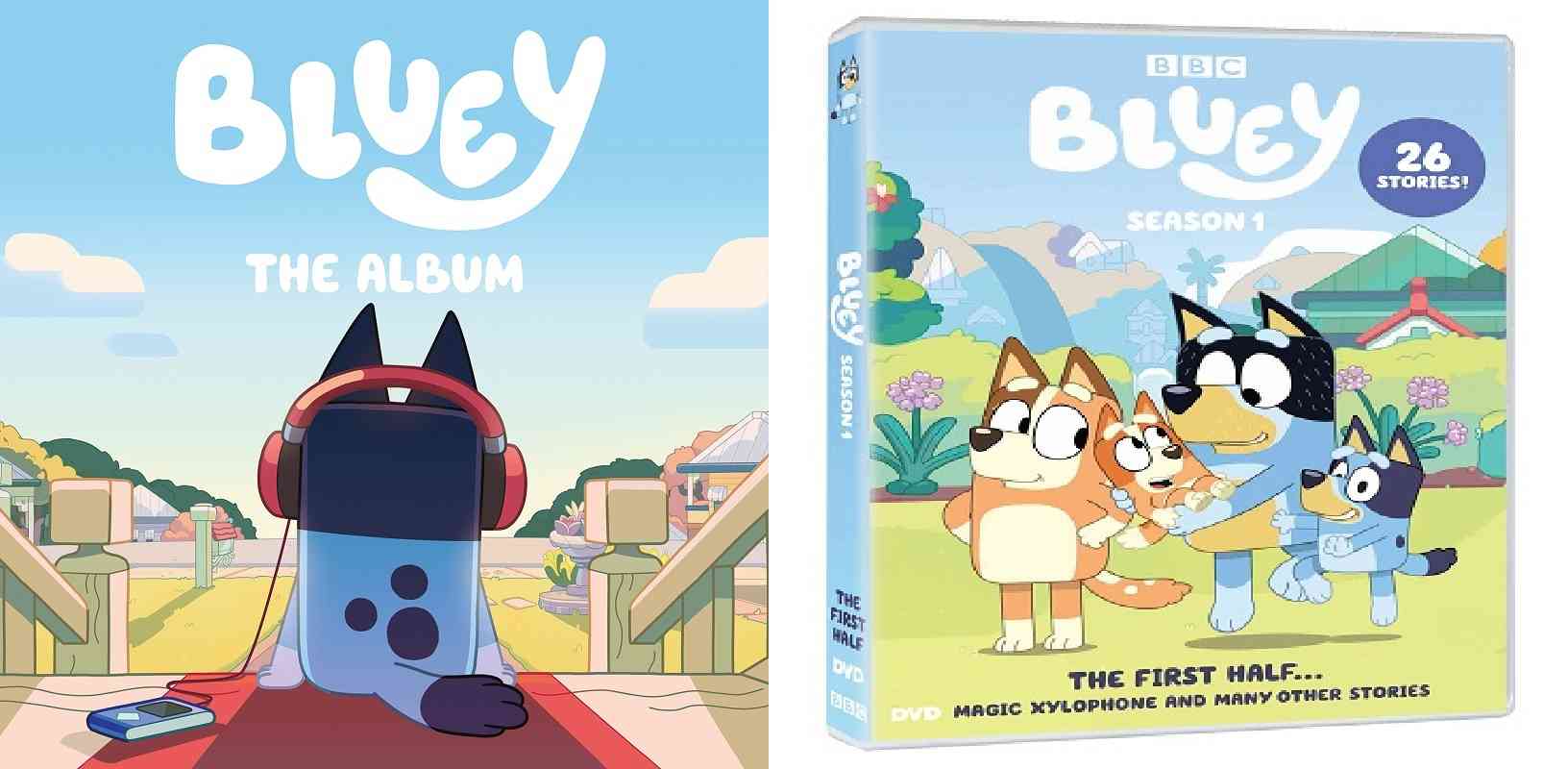 Kartun prasekolah Bluey telah merilis album Soundtrack dan DVD yang Sudah di jual di Amerika.