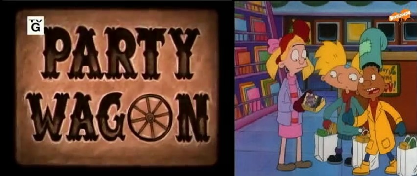 Party Wagon: Salah satu animasi pendek buatan hey arnold yang di tolak sama Cartoon Network.