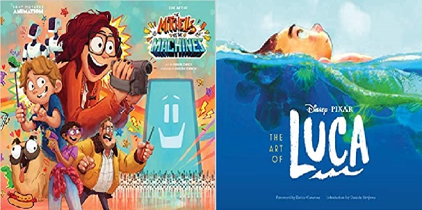 Intip Artbook dari film animasi The Mitchells vs. The Machines dan Pixar Luca