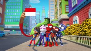 Spidey and his amazing friends menjadi kartun baru terakhir tayang di DIsney channel Indonesia