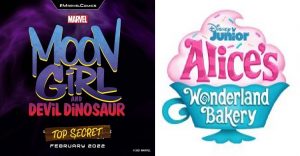 Marvel Moon Girl And Devil Dinosaur Dan Disney Alice’s Wonderland Bakery SIap debut Febuari 2022