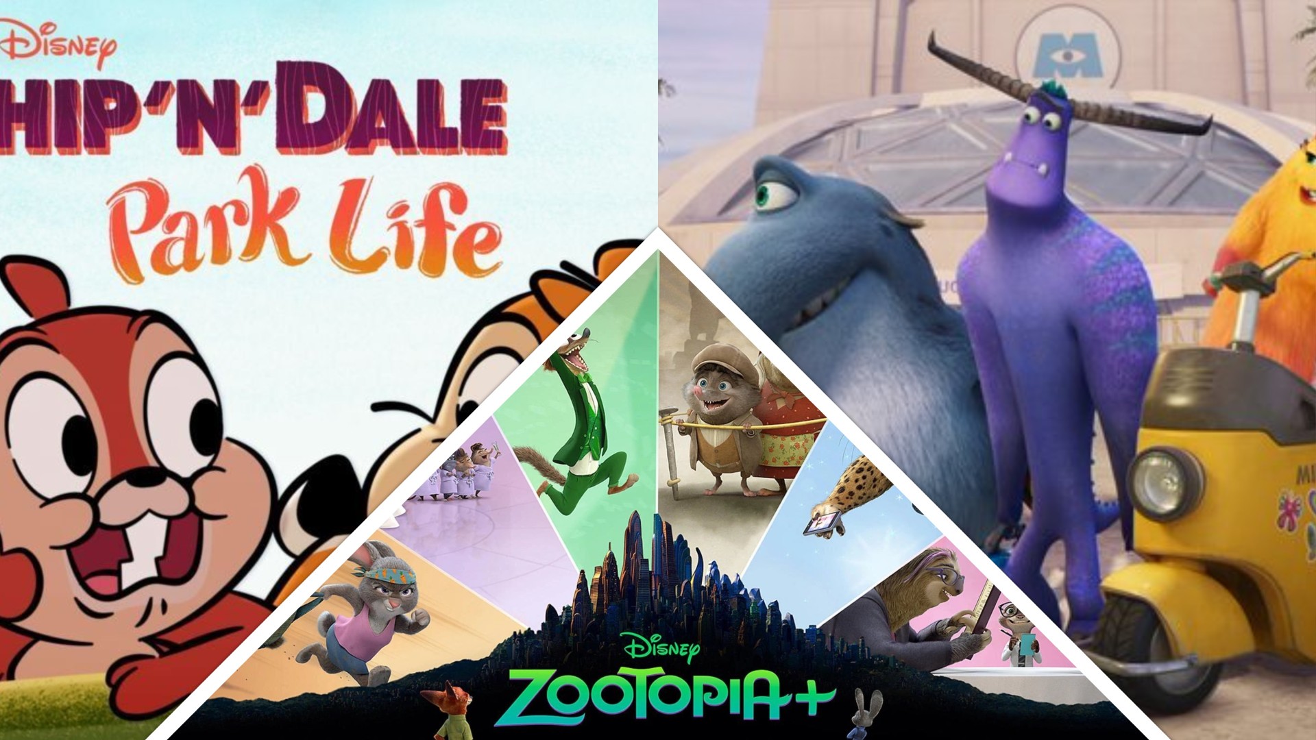 Zootopia+ Umumkan tanggal rilis bersama Season 2 Monster At Work dan Chip and Dale: Park Life
