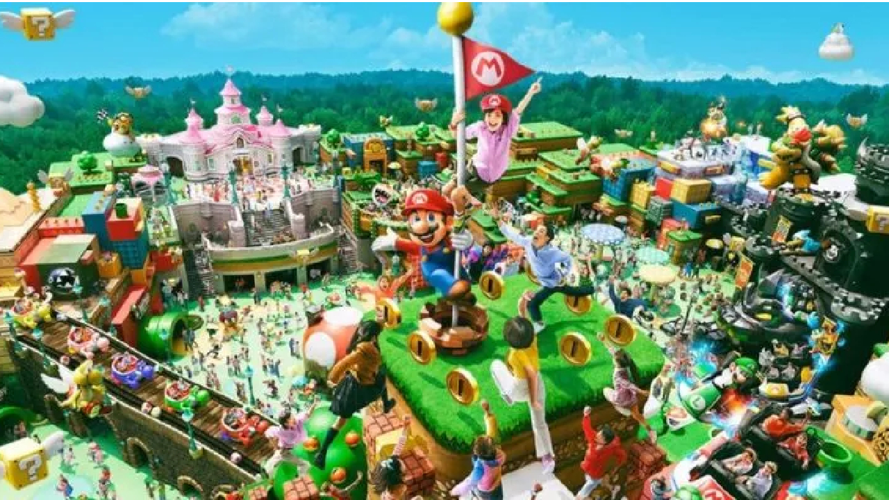 Taman hiburan Super Nintendo World Segera diluncurkan di Universal Studios Hollywood