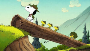 Apple tv+ mengungkap episode baru animasi Peanuts Camp Snoopy
